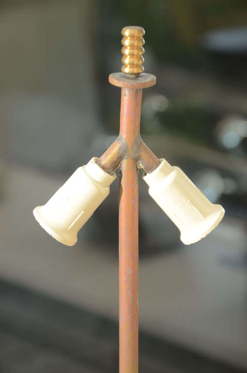 Pair Of French Lamps In Good Condition In East Hampton, NY