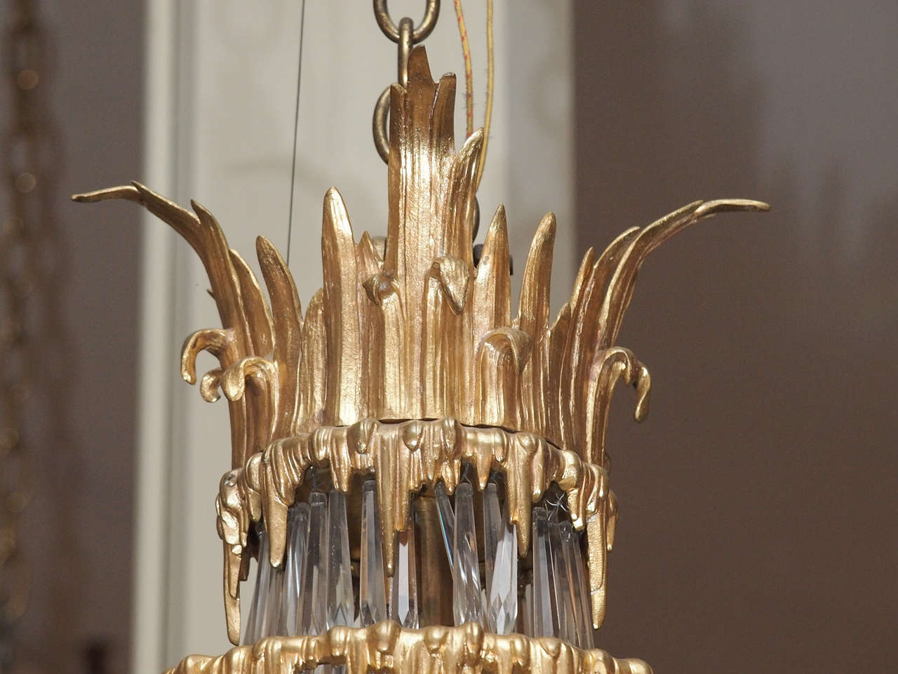 antique waterfall chandelier