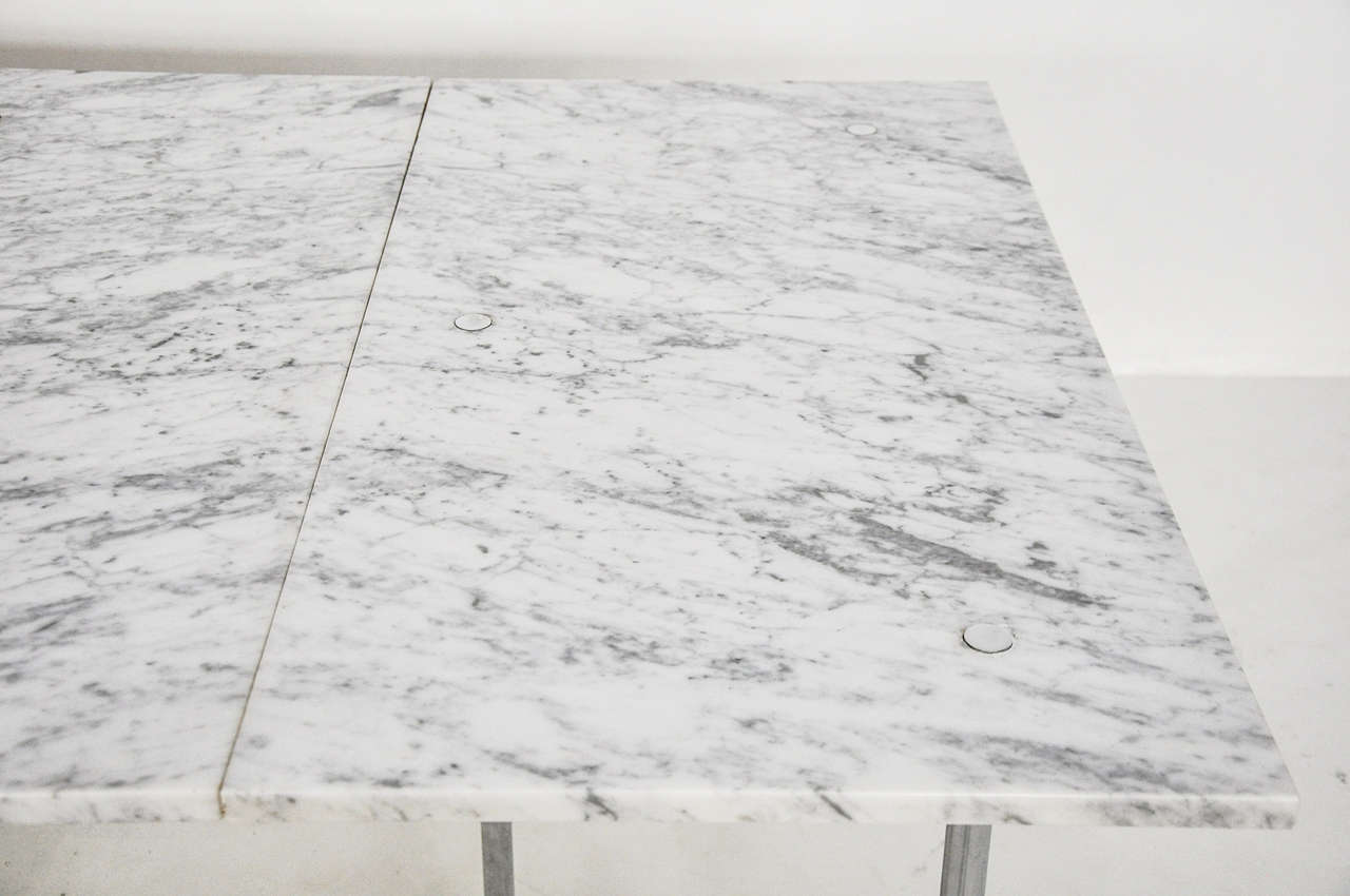 Mid-20th Century Laverne Marble Dining Table with Extension Consoles by Katavolos, Littel, Kelly