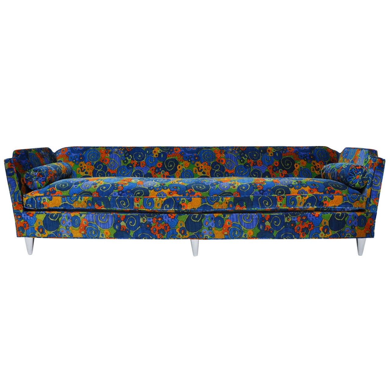 Vintage Sofa in Jack Lenor Larsen Velvet
