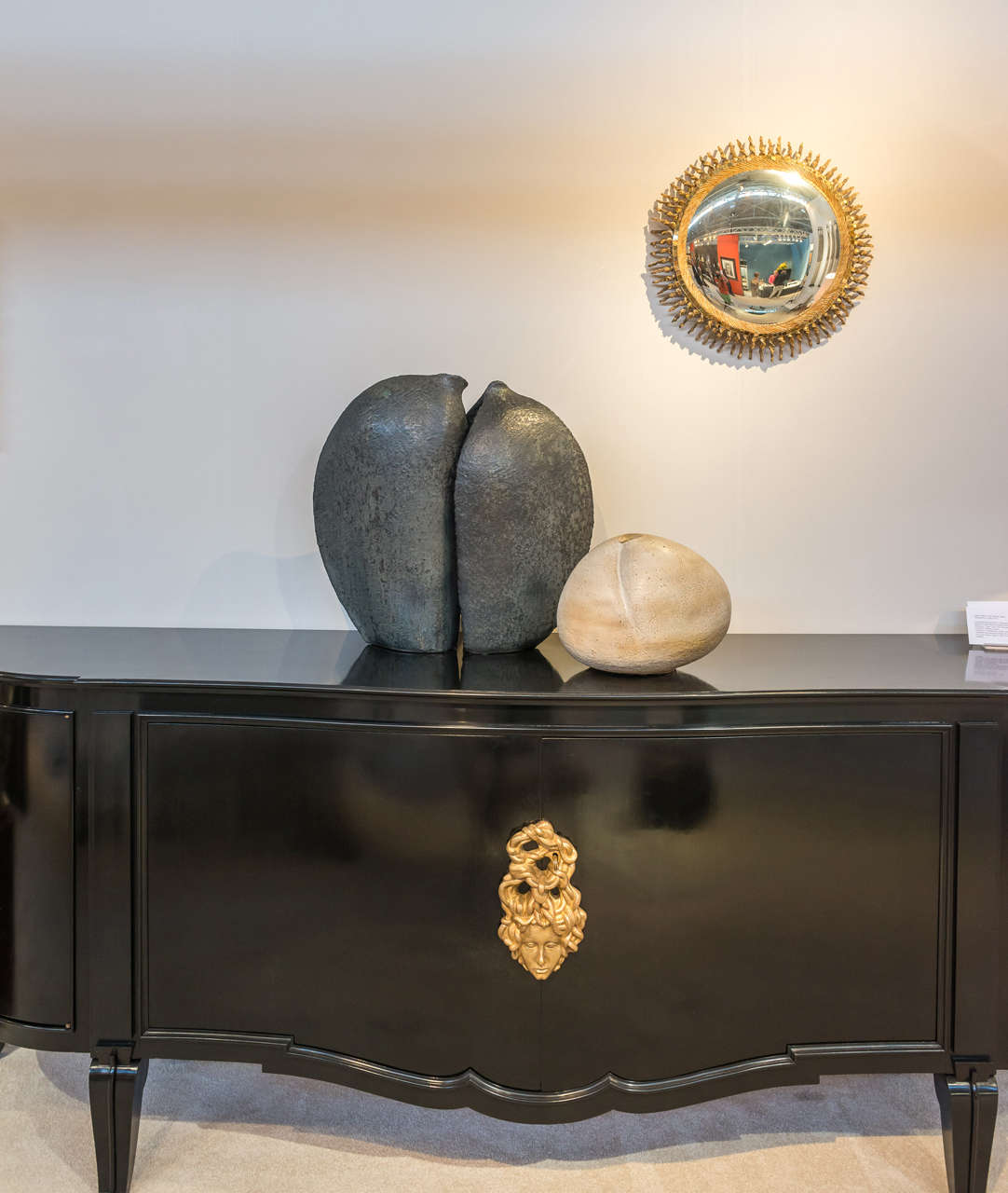 Suzanne RAMIE, MADOURA - Vase sculpté