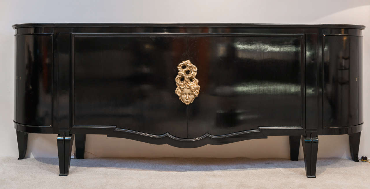 Andre ARBUS & Vadim ANDROSOV - Exceptional Ebonized Wood Sideboard 4