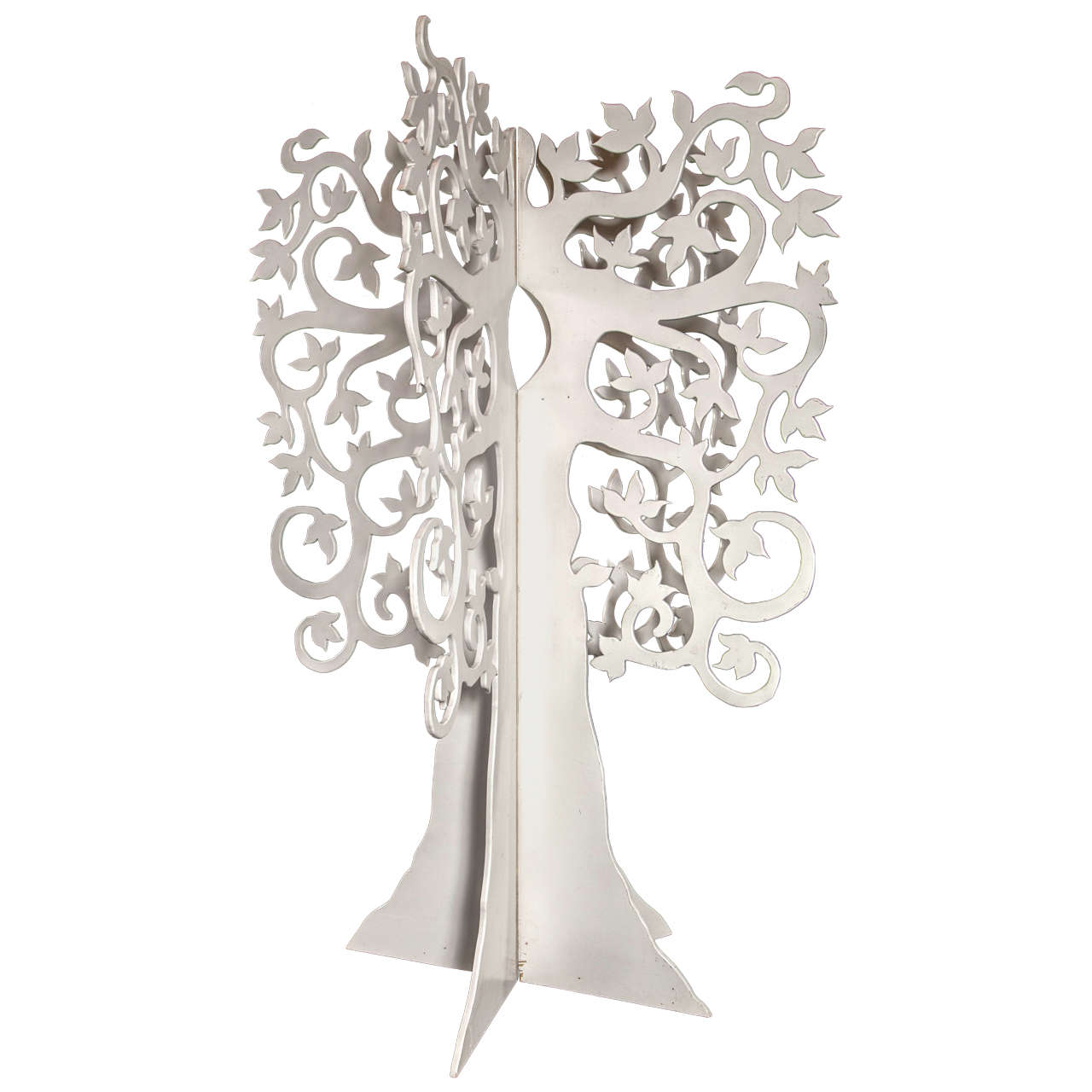 Whimsical Three-Dimensional Wood Tree