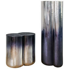 'Sunset' and 'Sunrise' Sculptural Tables, by Stephane Parmentier 4