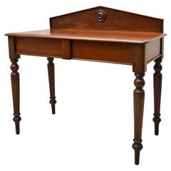 English Wm. 1Vth Mahogany Pediment Back Console