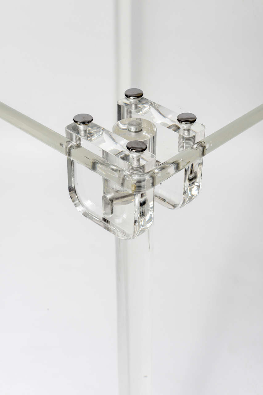 Lucite Game Table by Charles Hollis Jones 2