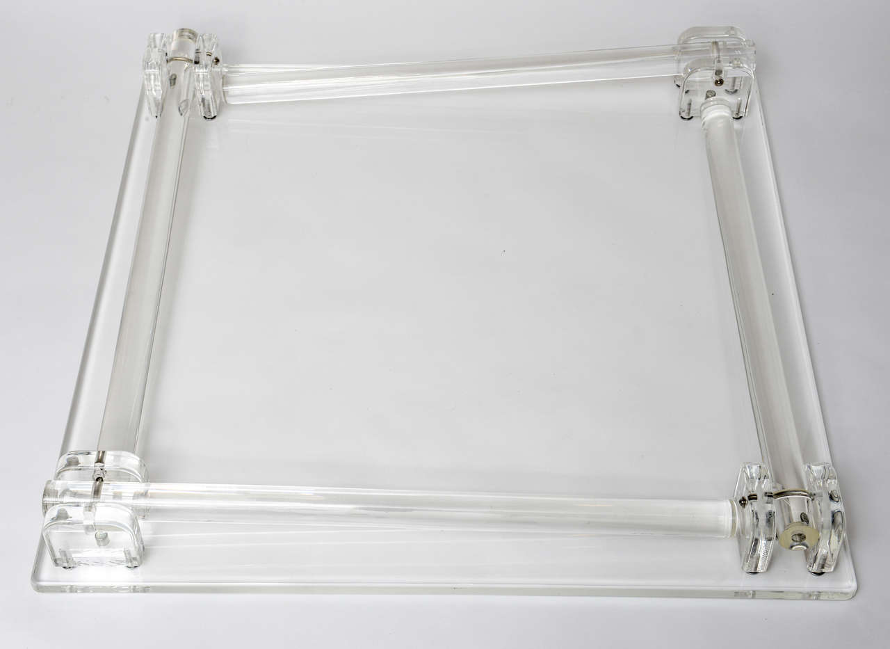 Lucite Game Table by Charles Hollis Jones 5