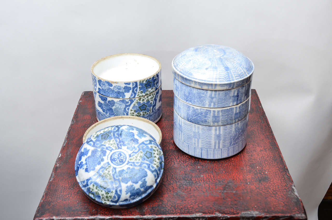 Hand-Painted Blue and White Dim Sum