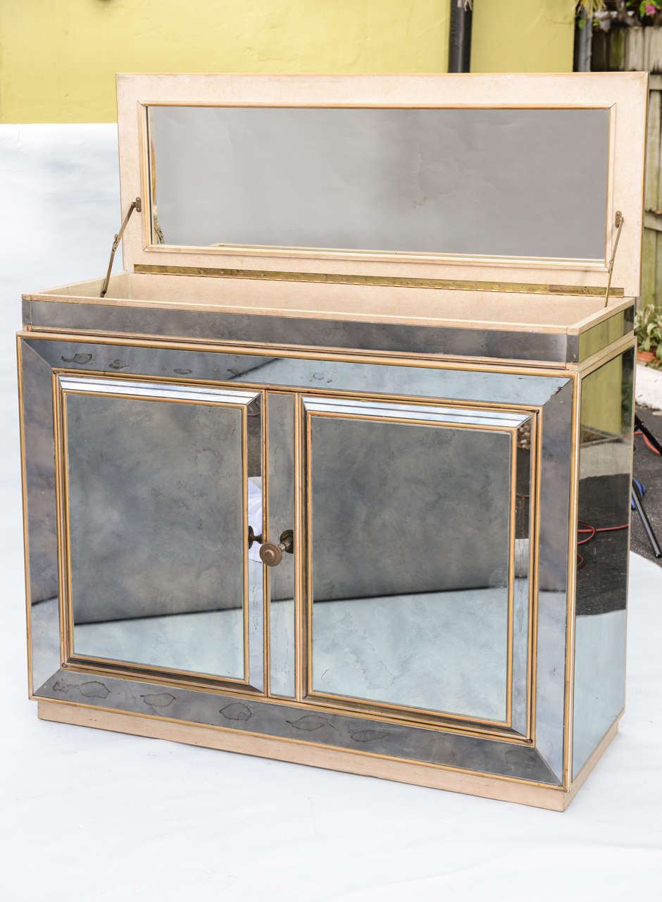 Mirrored Bar at 1stDibs mirror bar