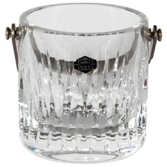 Antique Saint Louis France Cut Lead Crystal Ice Bucket