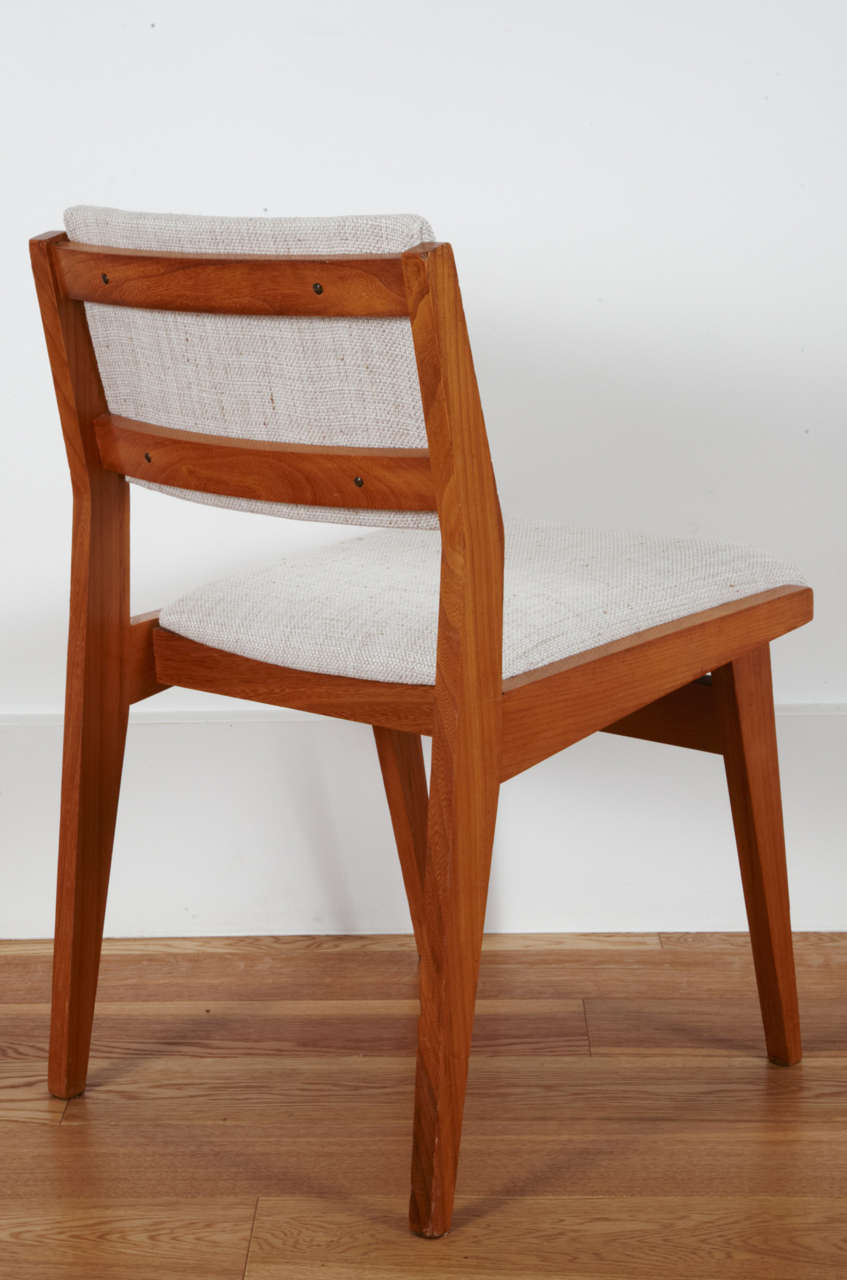 Set of 4 chairs by André Simard - Meubles André Simard Edition - 1955 In Good Condition In Paris, FR