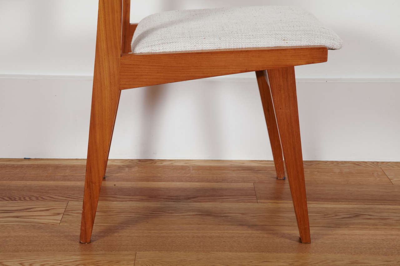Elm Set of 4 chairs by André Simard - Meubles André Simard Edition - 1955