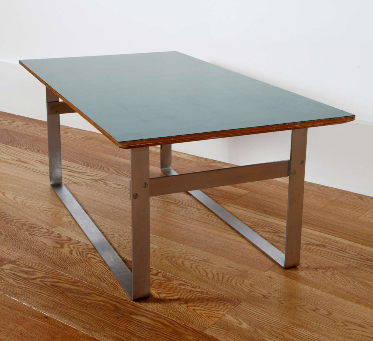Chrome Low Table Prototype by André Simard - 1958 For Sale