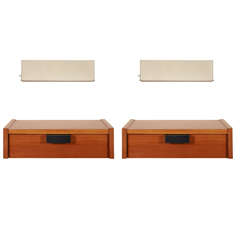 Pair of bedside tables by André Simard - Meubles Simard Edition - 1955