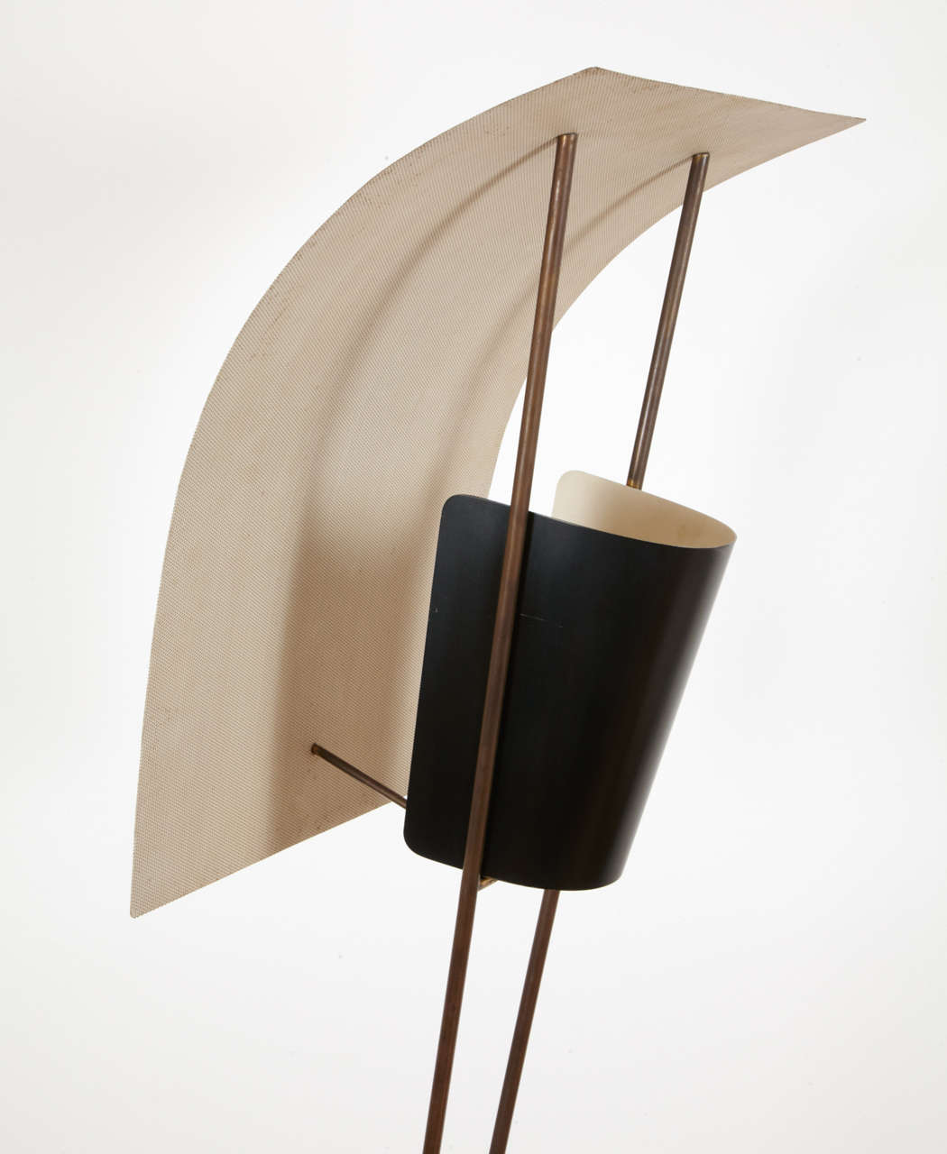 Mid-20th Century Floor lamp model G30 by Pierre Guariche - Pierre Disderot Edition - 1952 For Sale