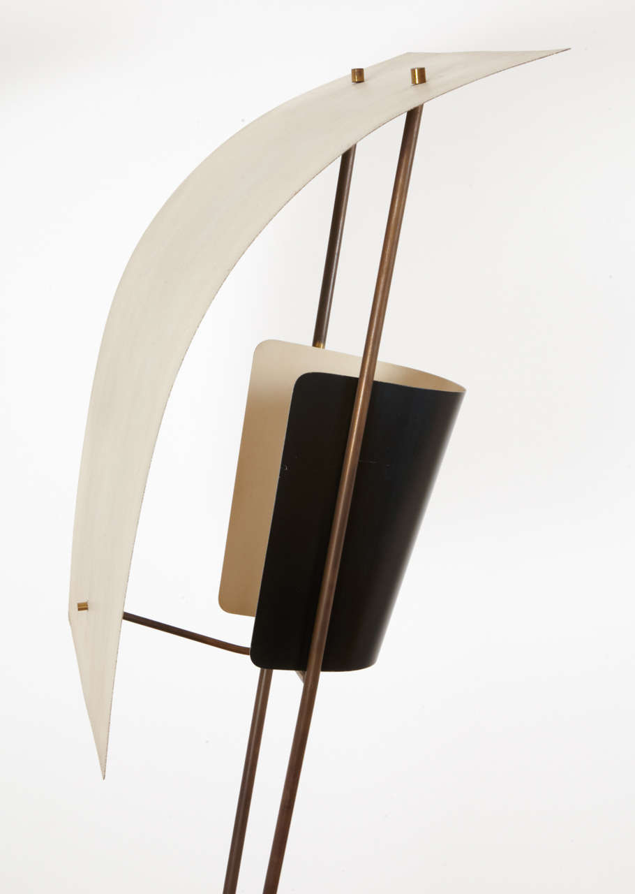 Floor lamp model G30 by Pierre Guariche - Pierre Disderot Edition - 1952 For Sale 1