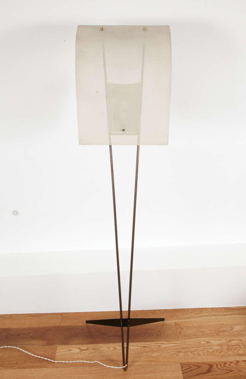 Floor lamp model G30 by Pierre Guariche - Pierre Disderot Edition - 1952 For Sale 2