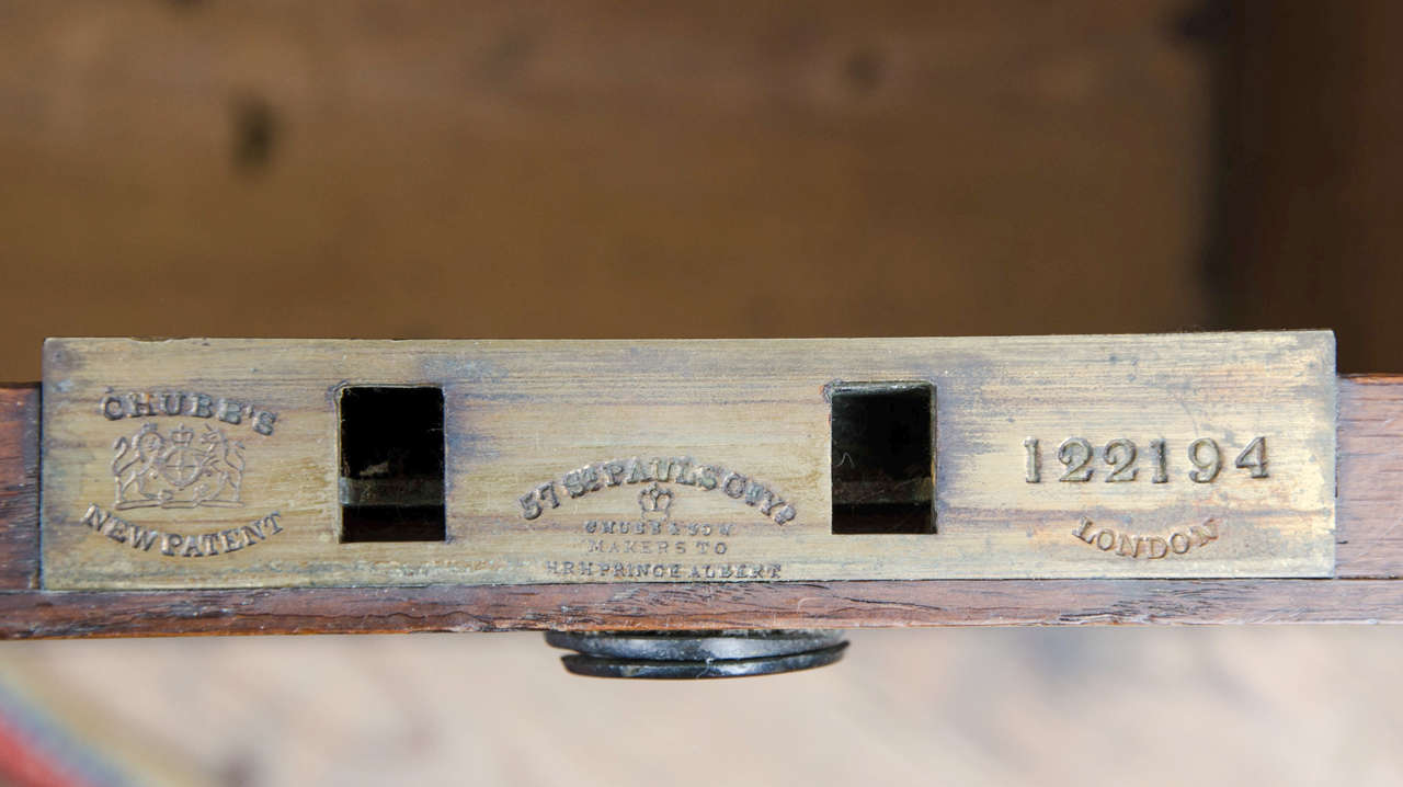 18th Century Oak and Brass-Bound Silver Chest 2