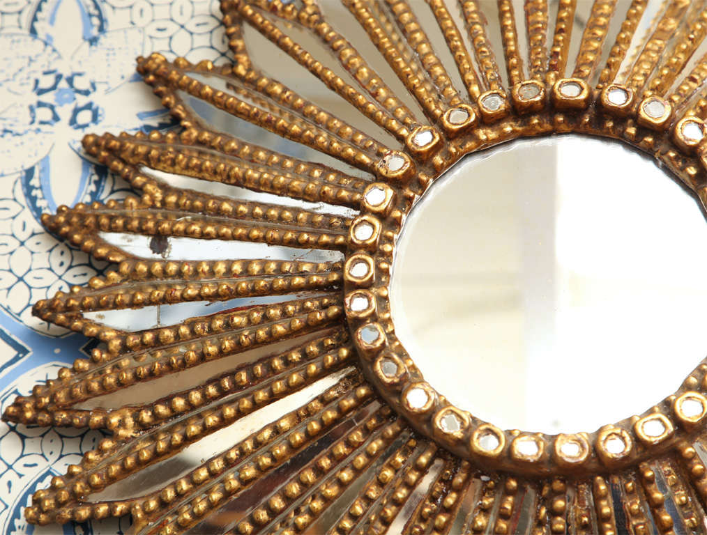 1920's European Sunburst Mirror 1