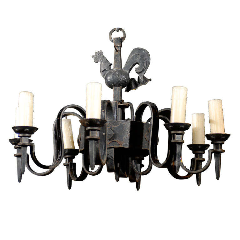 French 
Rooster
 Chandelier