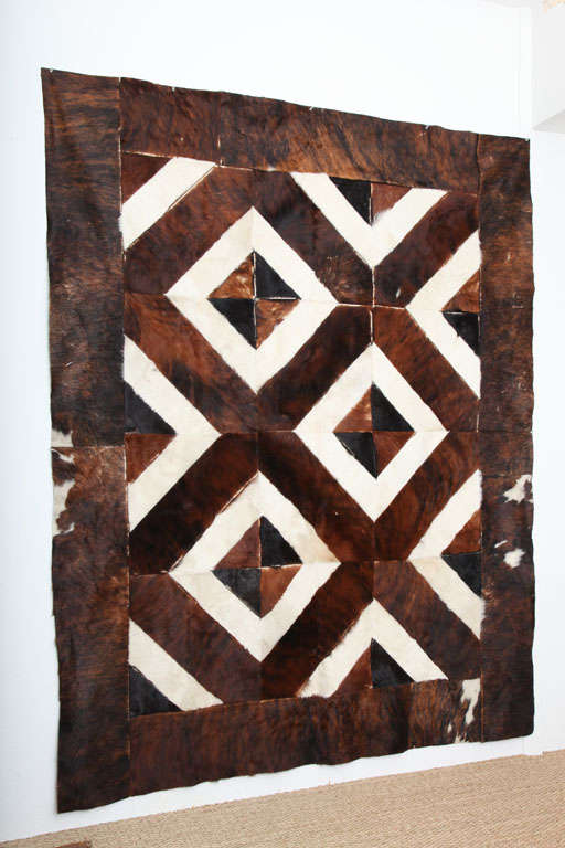 American Hide Patch Rug/Wall Hanging