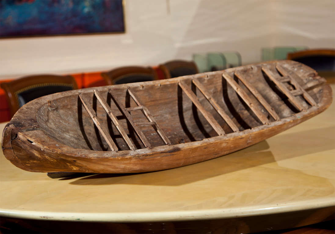 American Antique Wooden Boat Model For Sale