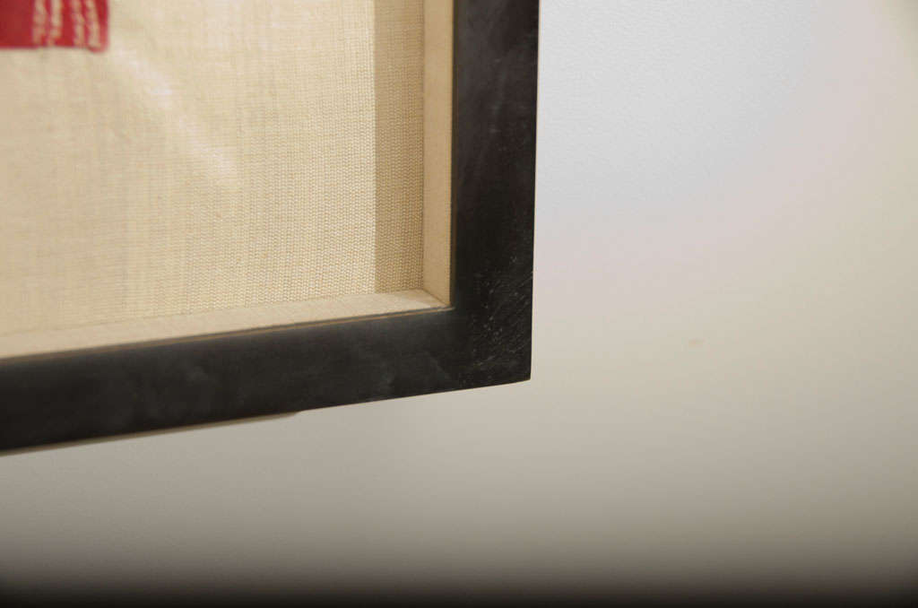 American Flag in Solid Bronze Frame 2