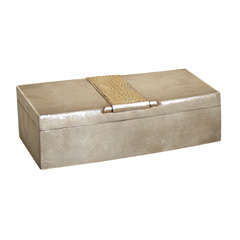 Shagreen + Silver Box