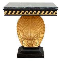 Midcentury "Seashell" Console Table in the Style of Edward Wormley for Dunbar