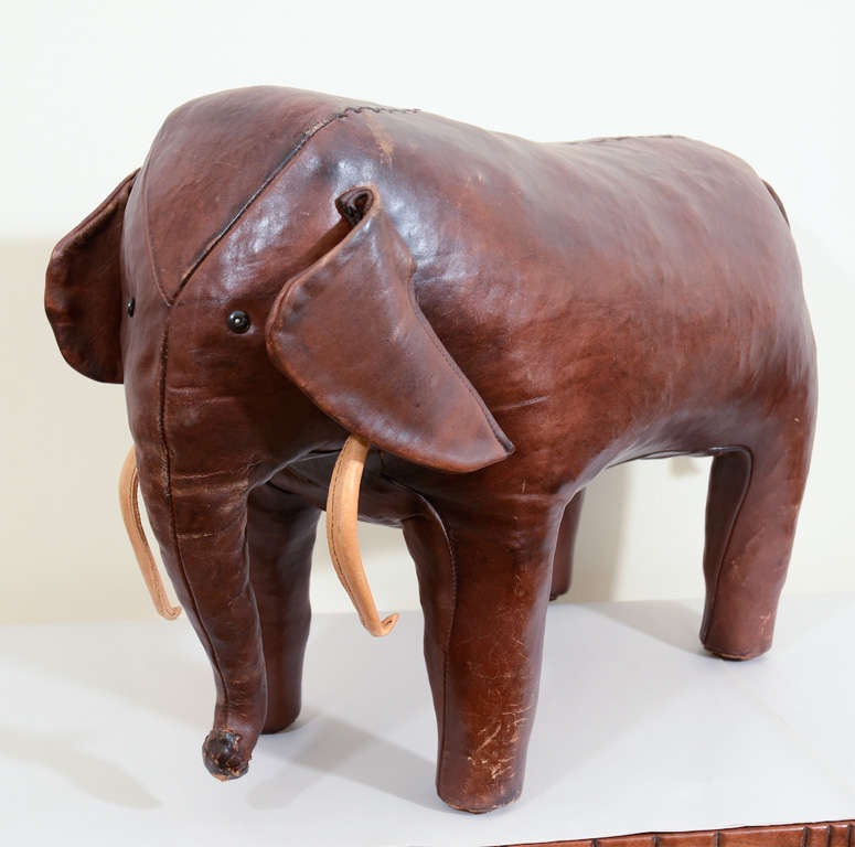 Vintage Abercrombie und Fitch Leder Elefant