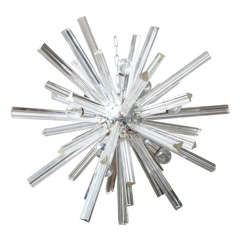 Vintage Crystal Sputnik Chandelier by Venini for Camer