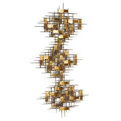70's Nail Wall Sculpture