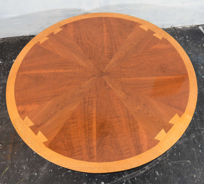 Mid-20th Century Walnut Coffee Table by Lane For Sale