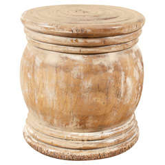 A Turned Wood Side Table