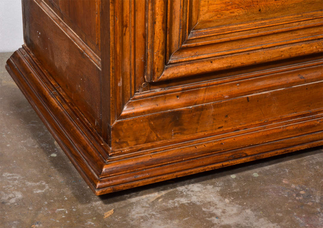 Armoire in noce italiano del primo Ottocento, a due ante in vendita 1