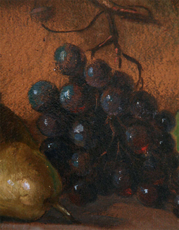 Pear and Grapes Still Life For Sale 1