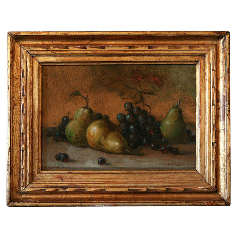 Pear and Grapes Still Life For Sale