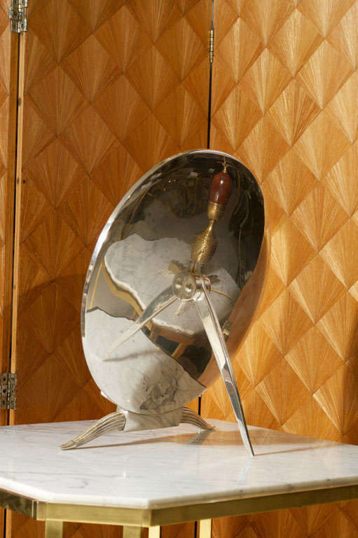 Emile-Jacques RUHLMANN - Silvered Bronze Table Mirror 5
