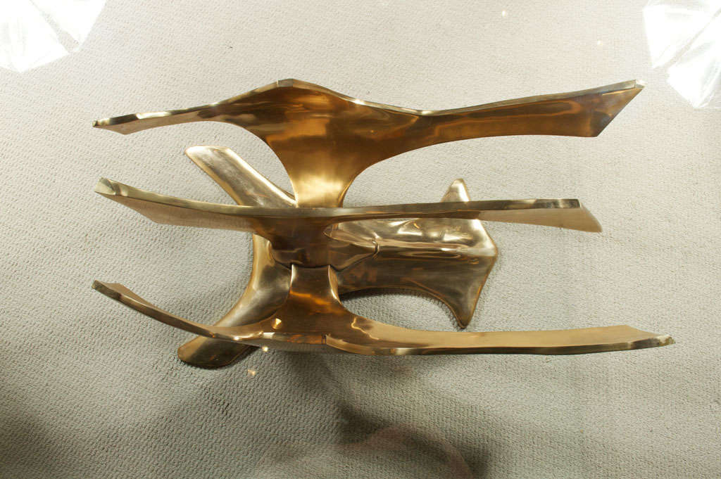 Fred Brouard, Bronze Sculpture/Cocktail Table For Sale 2
