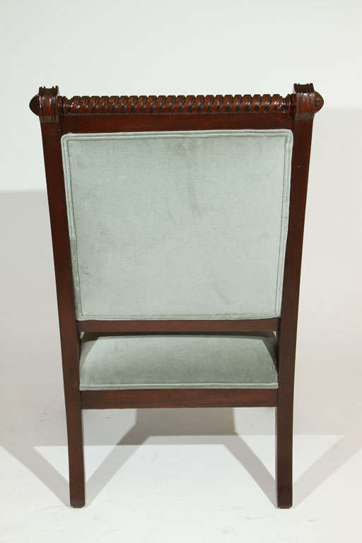 American Antique Eastlake Slipper Chair