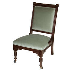Vintage Eastlake Slipper Chair
