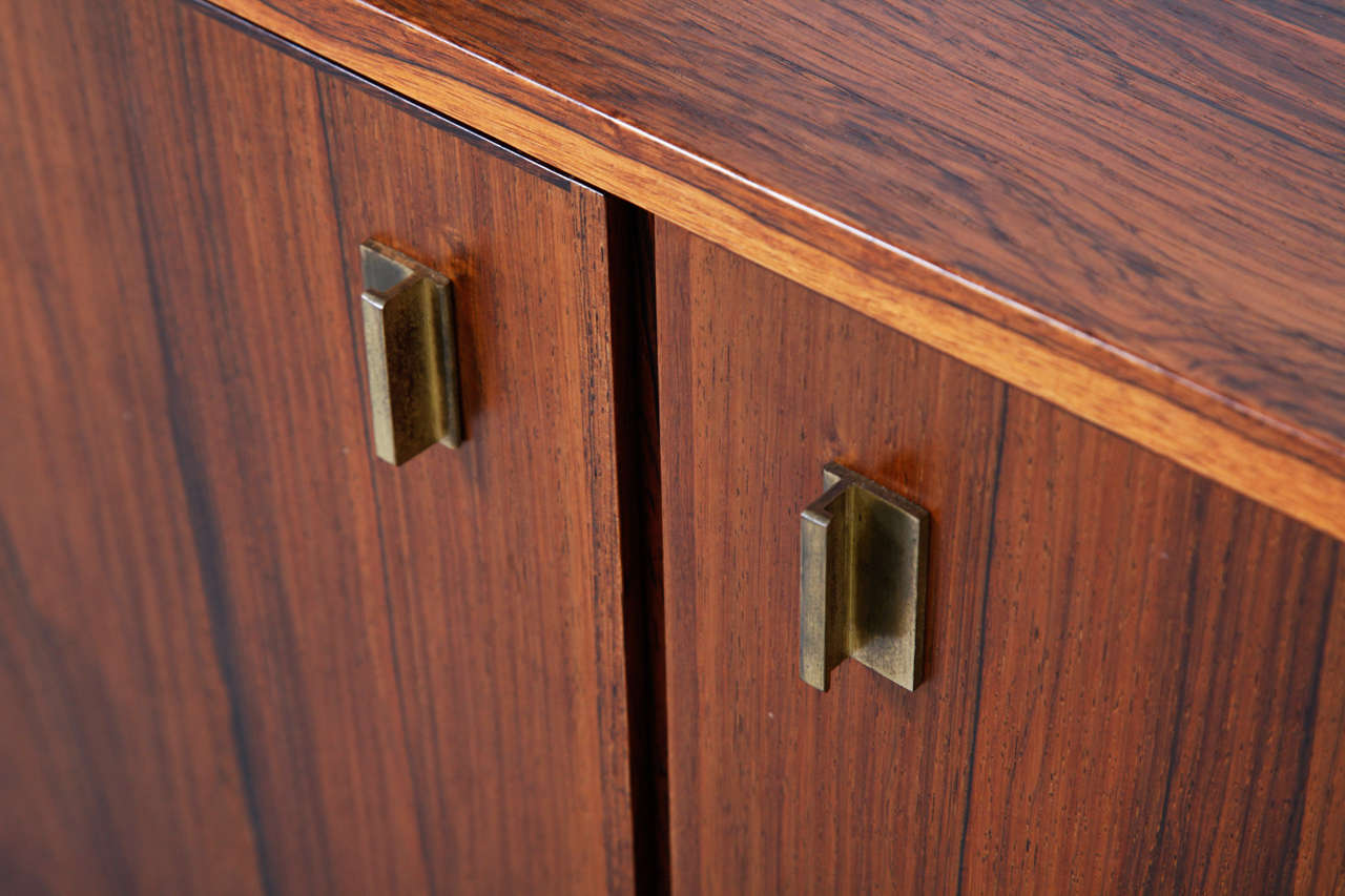 A Set of Rosewood Sideboards Designed By P. Lovig Nielsen Denmark In Excellent Condition In Antwerp, BE