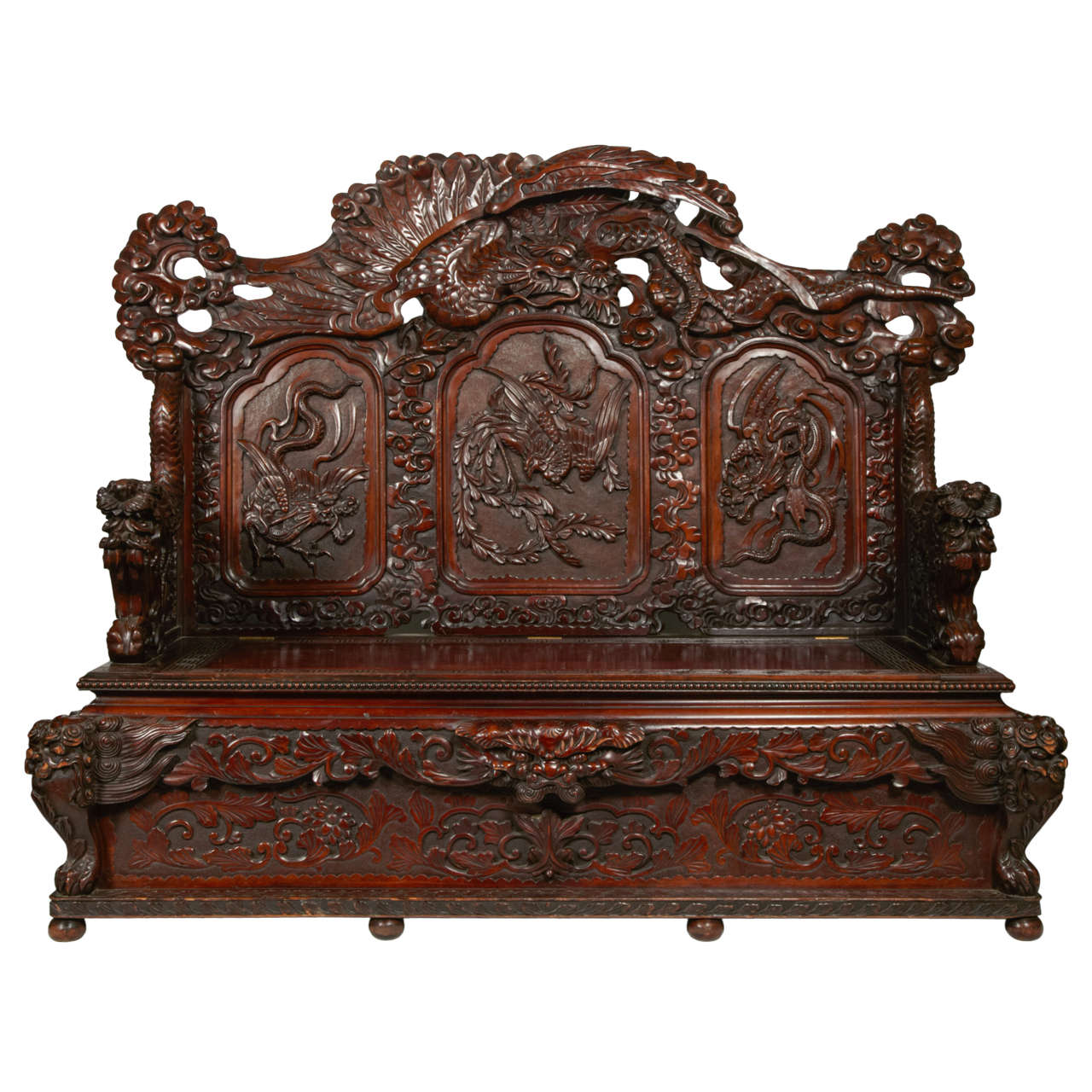 19th Century Oriental Chest For Sale