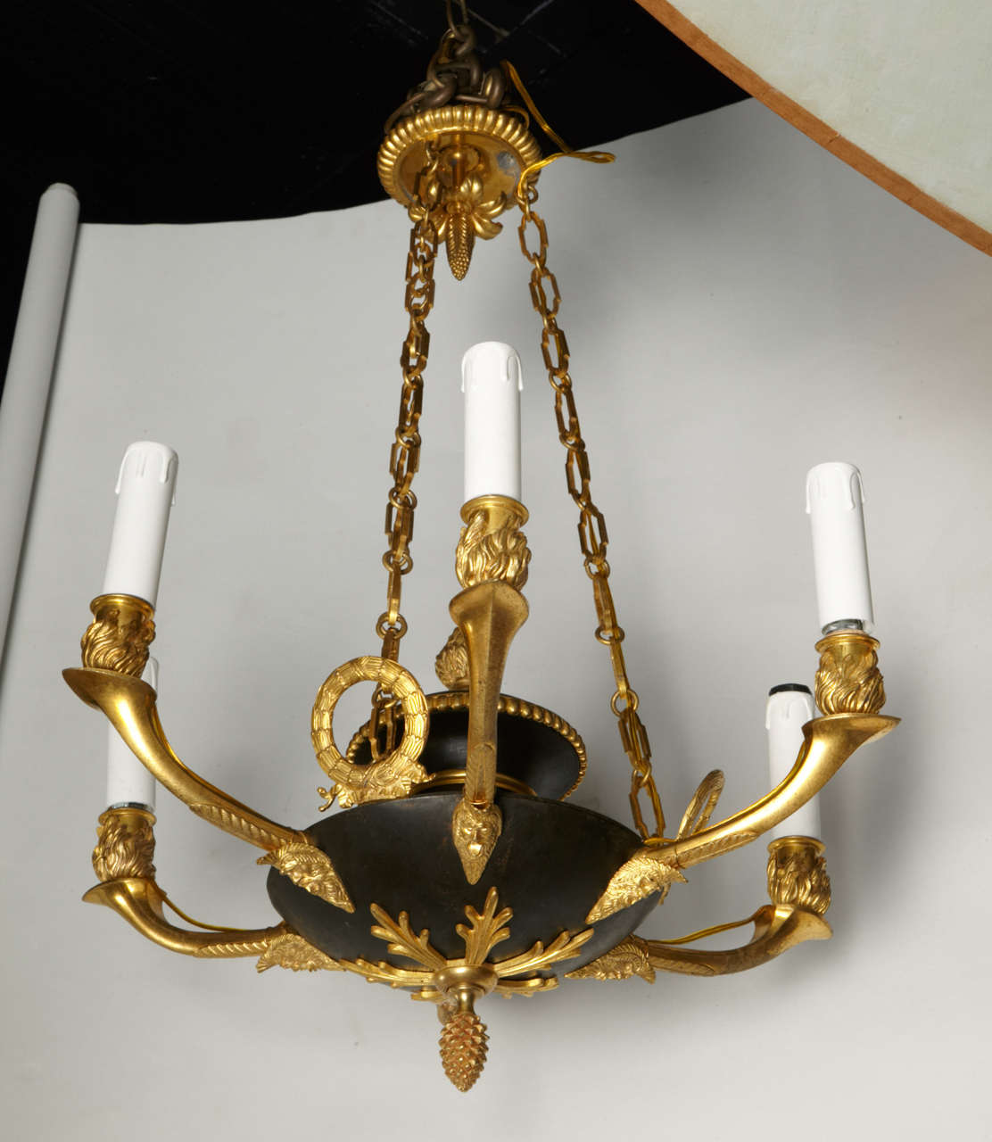 19th Century Chandelier in Gilt Bronze Second Empire Period