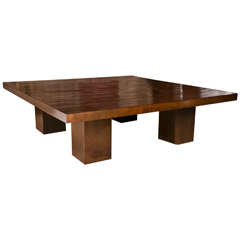 Split bamboo Top Large Coffee Table