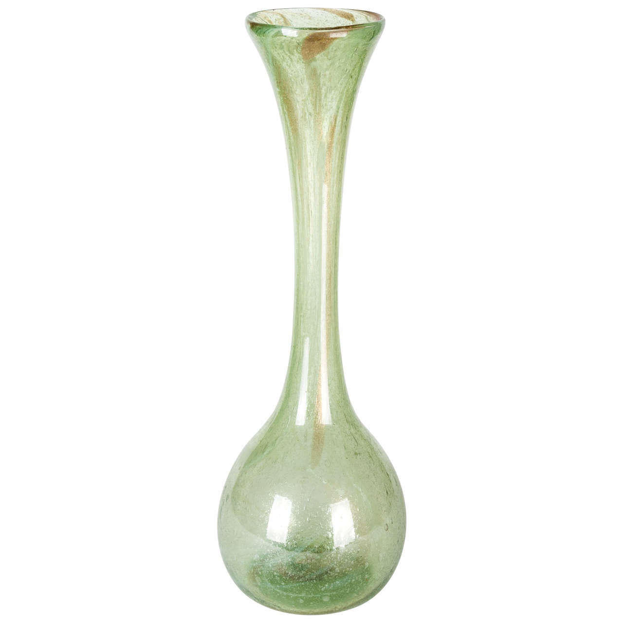 Huge Clutha Glass Vase Designed By Christopher Dresser for James Coupar & Sons For Sale