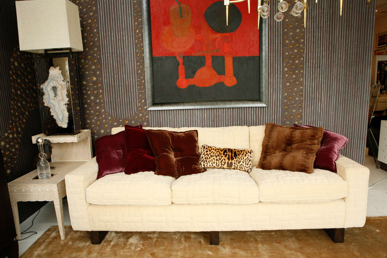 American Custom Loose Cushion Sofa Designed by William Haines