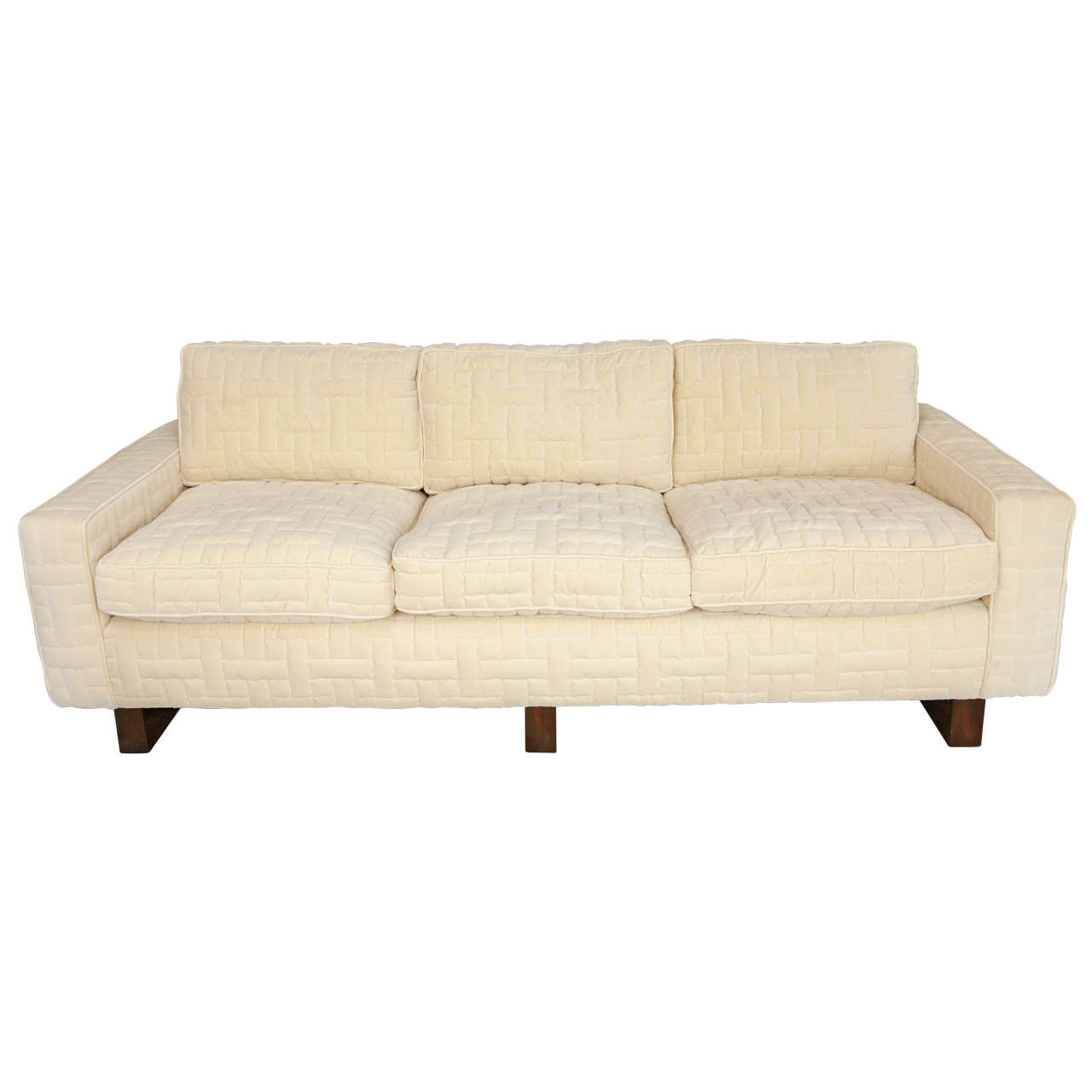 Custom Loose Cushion Sofa Designed by William Haines at 1stDibs