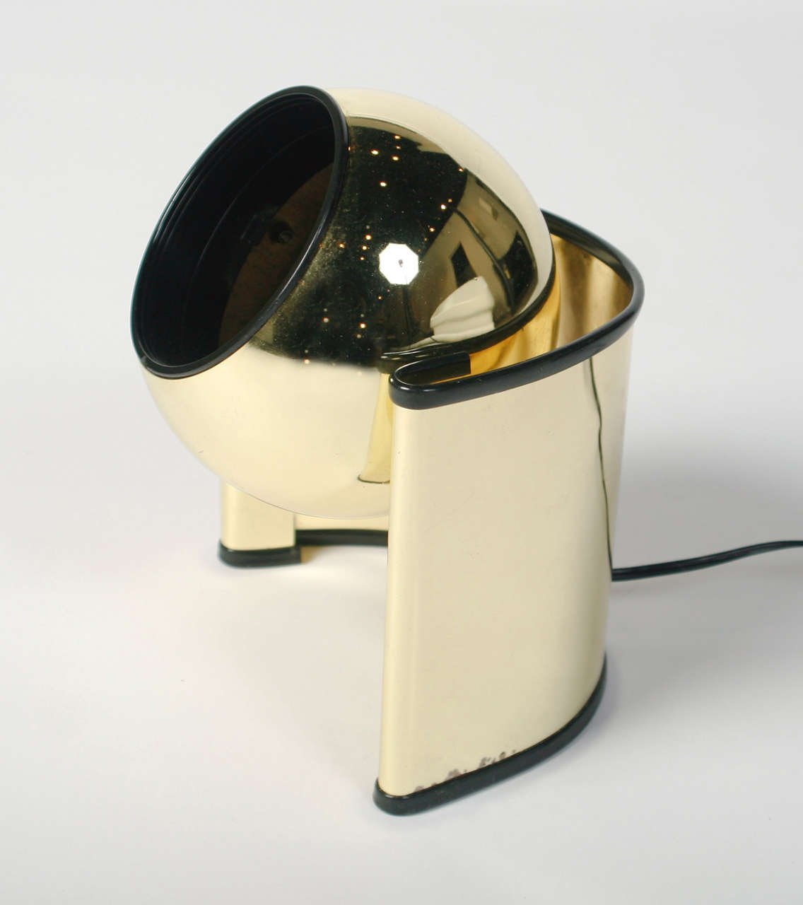 Mid-Century Modern Pair of Eyeball Lamps For Sale