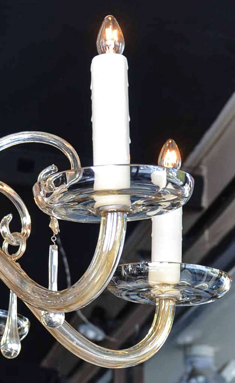 Bohemian Glass Chandelier 1